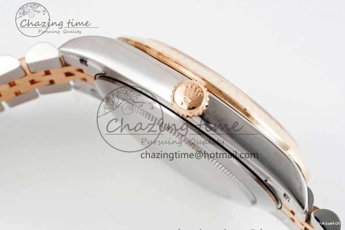 Jubilee Edition Dial VR3235 904L JDF RG V2 Steel Diamonds SS 41 RG Bracelet SS 1:1 Best DateJust Brown on 0828